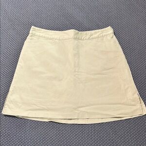 Lady Hagen Cream A-Line Mini Skirt Resort/Golf Wear